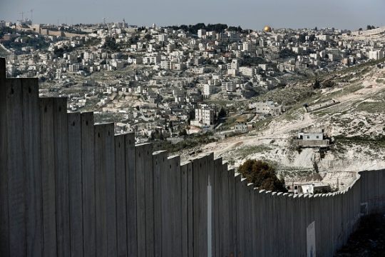 The Old City of Jerusalem with Islam's holy site the Dome of the Rock mosque is seen from the West Bank town of Abu Dis