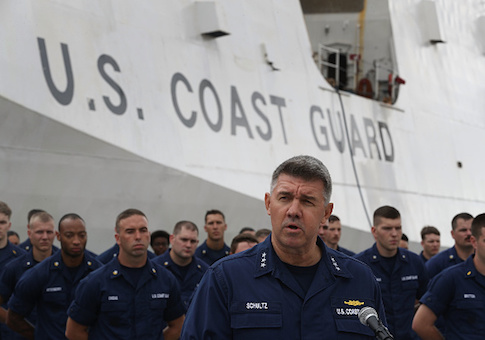 Vice Admiral Karl Schultz, Commander, Coast Guard