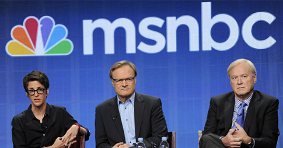 MSNBC Prime Time Ratings Hit No. 1 on All Cable for First Time Ever