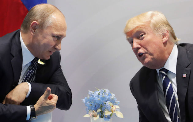 US President Donald Trump and Russia's President Vladimir Putin