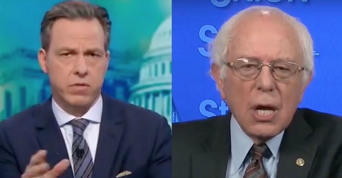 Tapper Confronts Sanders for Not Keeping Promise to Introduce Single ...