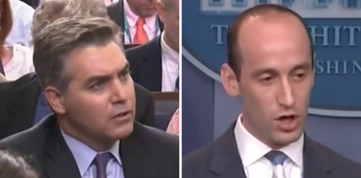 Trump Adviser Stephen Miller Spars With CNN's Jim Acosta Over Immigration