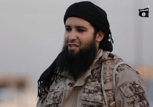 An image grab taken from a propaganda video released by the Islamic State