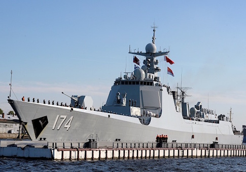 Chinese Type 052D missile destroyer Hefei