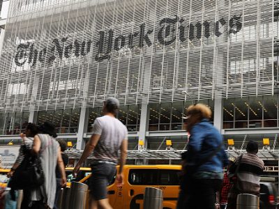 New York Times building / Getty Images