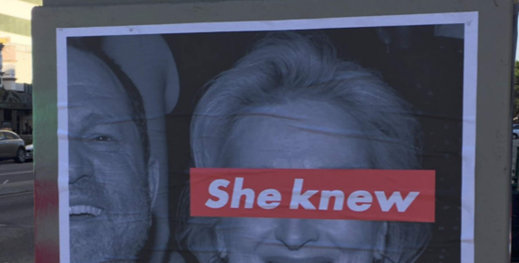 'She Knew' Posters Accuse Meryl Streep of Knowing About Weinstein's