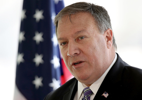 CIA Director Mike Pompeo delivers