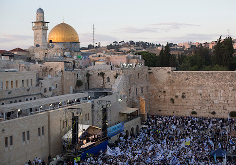 Israeli flag March Takes Place During Jerusalem Day