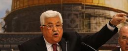Palestinian president Mahmud Abbas