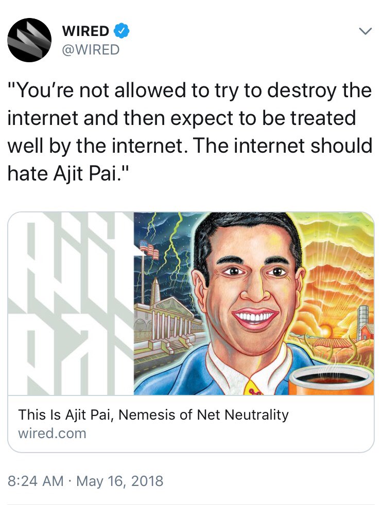 This Is Ajit Pai, Nemesis of Net Neutrality