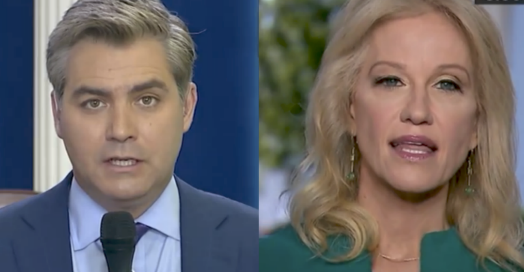 CNN's Acosta Accuses Kellyanne Conway of Trying to Record Him 'Being Unpatriotic ...1816 x 944
