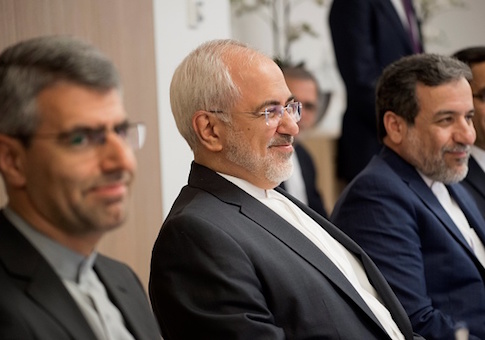 Iran Foreign minister Mohammad Javad Zarif meets with representatives of the European Union for Foreign Affairs