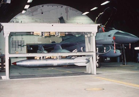 B61 in weapons storage