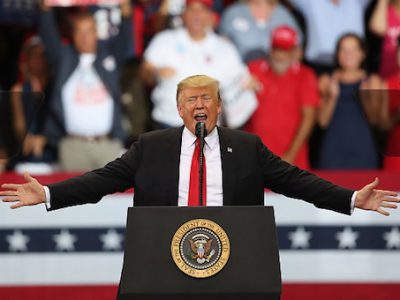 Donal Trump Hold MAGA Campaign Rally In Southwest Florida