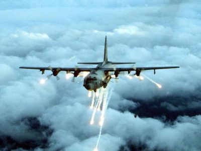 An Air Force Special Forces AC-130 gunship in an undated photo