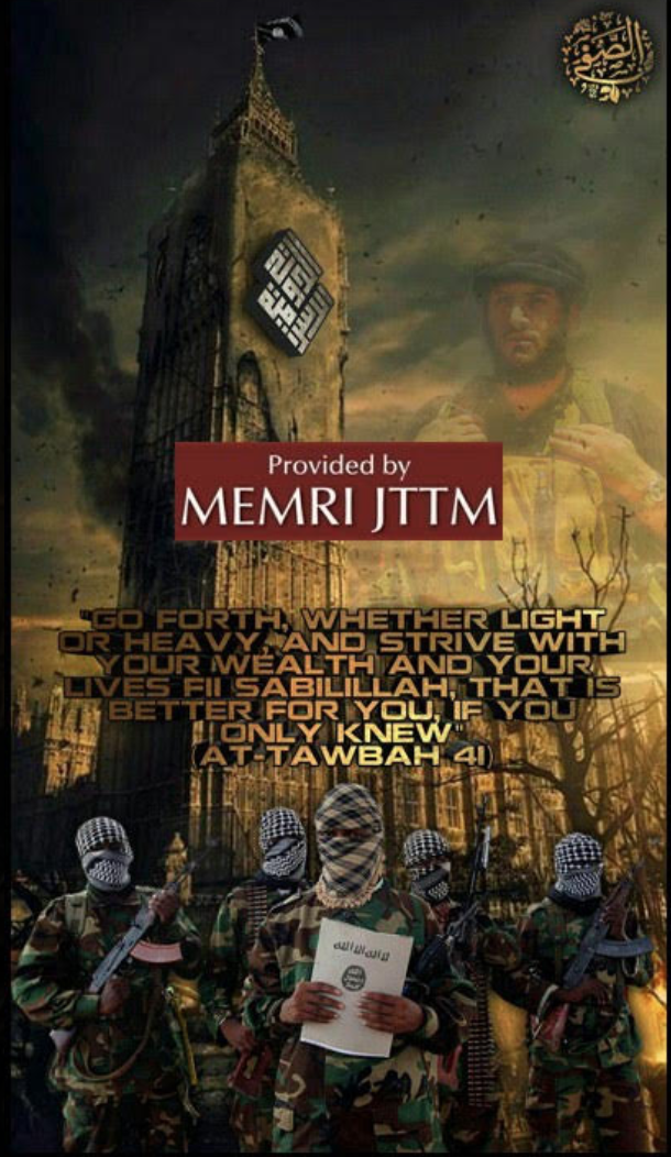 New ISIS Poster Flies Jihadi Flag Atop Big Ben