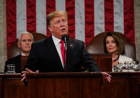 President Trump Delivers State Of The Union Address To Joint Session Of Congress