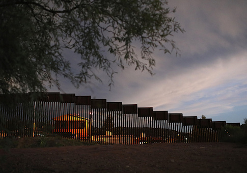 U.S.-Mexico border in Nogales, Ariz.