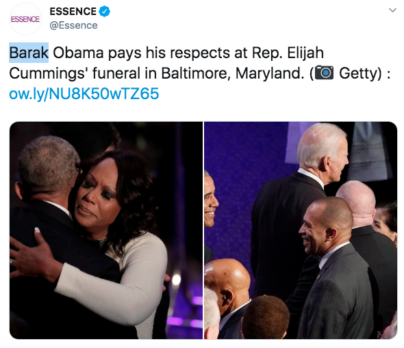 Essence Magazine Deletes 'RIP Rep. Elijah Cummings' Tweet With Picture ...