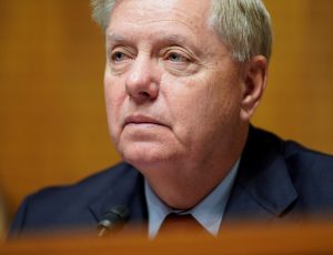Chairman of the Senate Judiciary Committee Lindsey Graham speaks during the reauthorization of Freedom Act in Washington