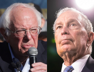 Bernie Sanders Michael Bloomberg