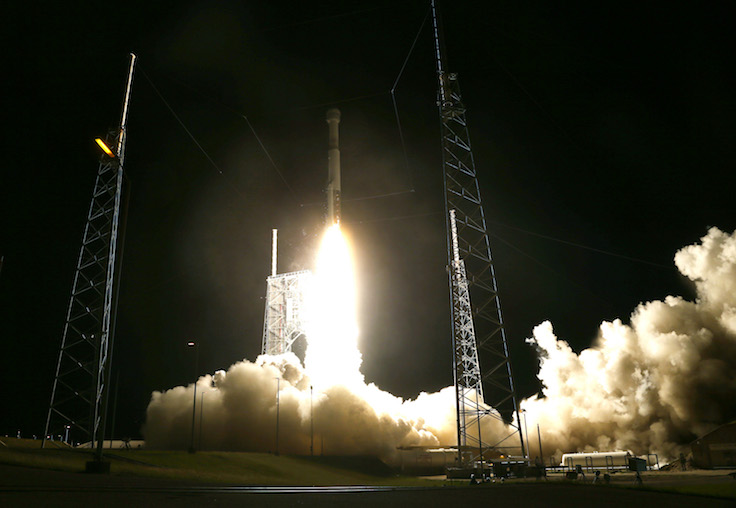 The United Launch Alliance Atlas V rocket lifts off