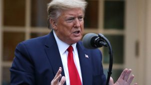 The White House Holds Daily Briefing On Coronavirus Pandemic