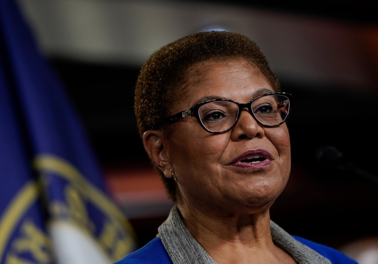 Karen Bass Met With a Chinese Influence Group After Intelligence Officials Warned It Was Targeting Local Politicians
