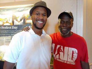 Patrick Collins (left) with Rick Ector (right) at a previous event / Patrick Collins