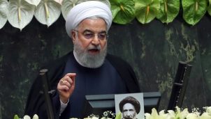 Iranian president Hassan Rouhani