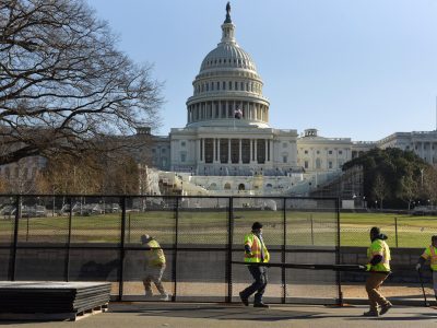 A day after Trump supporters occupied the U.S. Capitol building, in Washington
