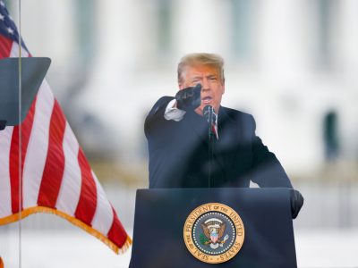 FILE PHOTO: U.S. President Donald Trump holds a rally to contest the certification of the 2020 U.S. presidential election results by the U.S. Congress in Washington