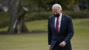 President Biden Returns To White House From Walter Reed