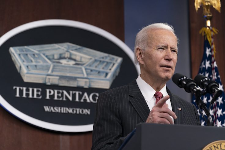 President Biden And Vice President Harris Visit The Pentagon