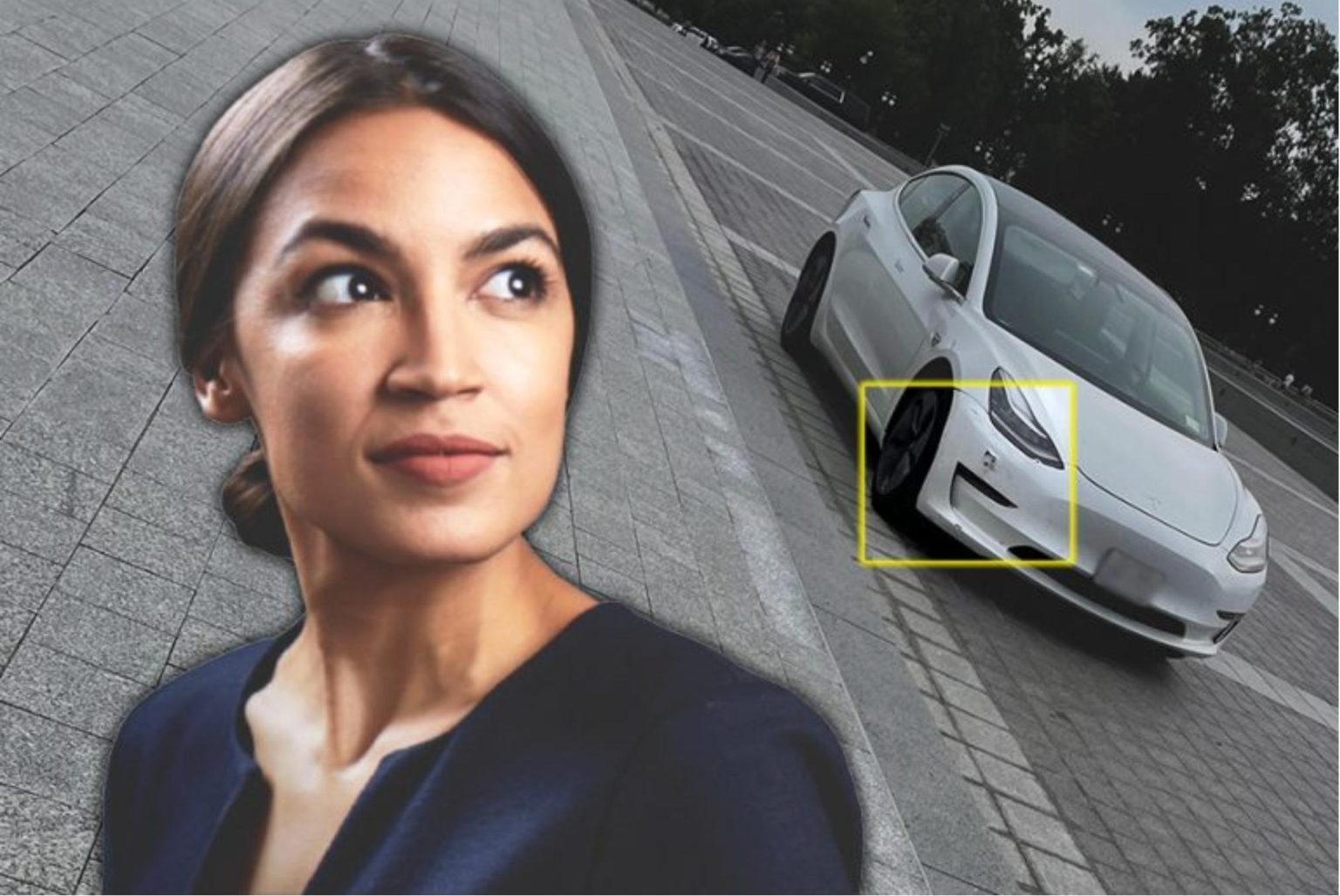 Illegal Parking Icon AOC Is Also Reckless Driver, New Photo Indicates