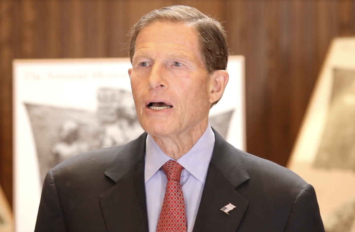 Blumenthal Speaks at Communist Party Awards Ceremony