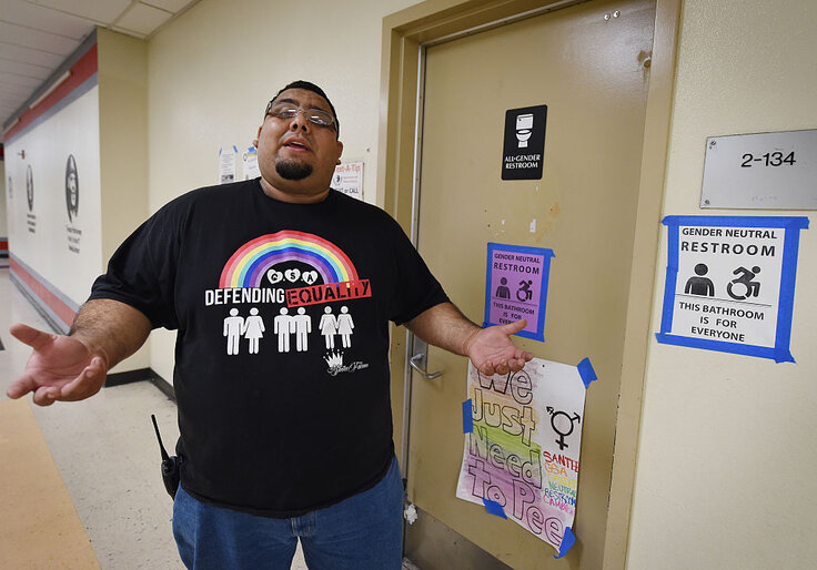 Transgender bathroom battle brews at Washington High School