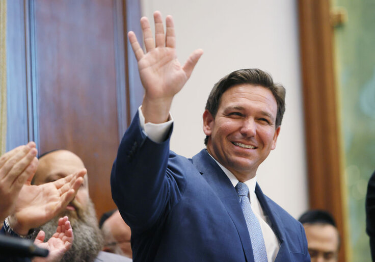 DeSantis suspends Dem mayor over voter fraud charges.