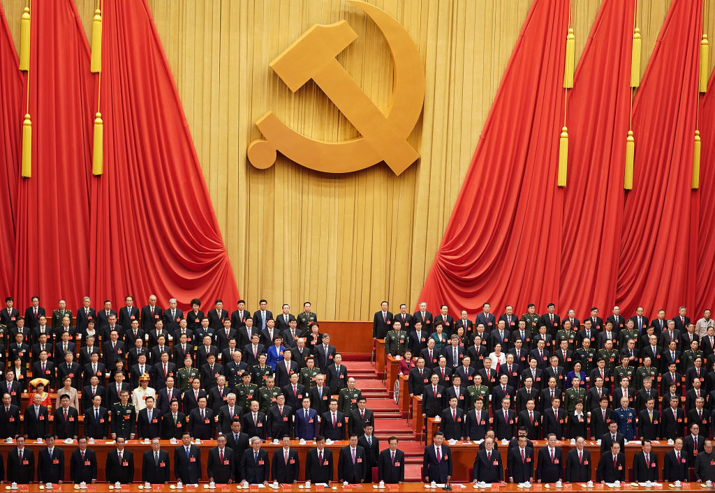 Drug company’s China executive pledges to support Communist Party.