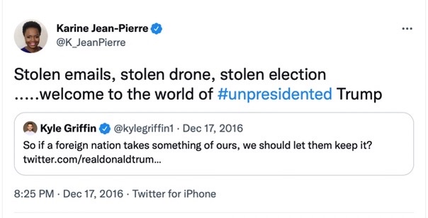 Karine Jean-Pierre 'Stolen Election' Tweets Called Out by Conservatives