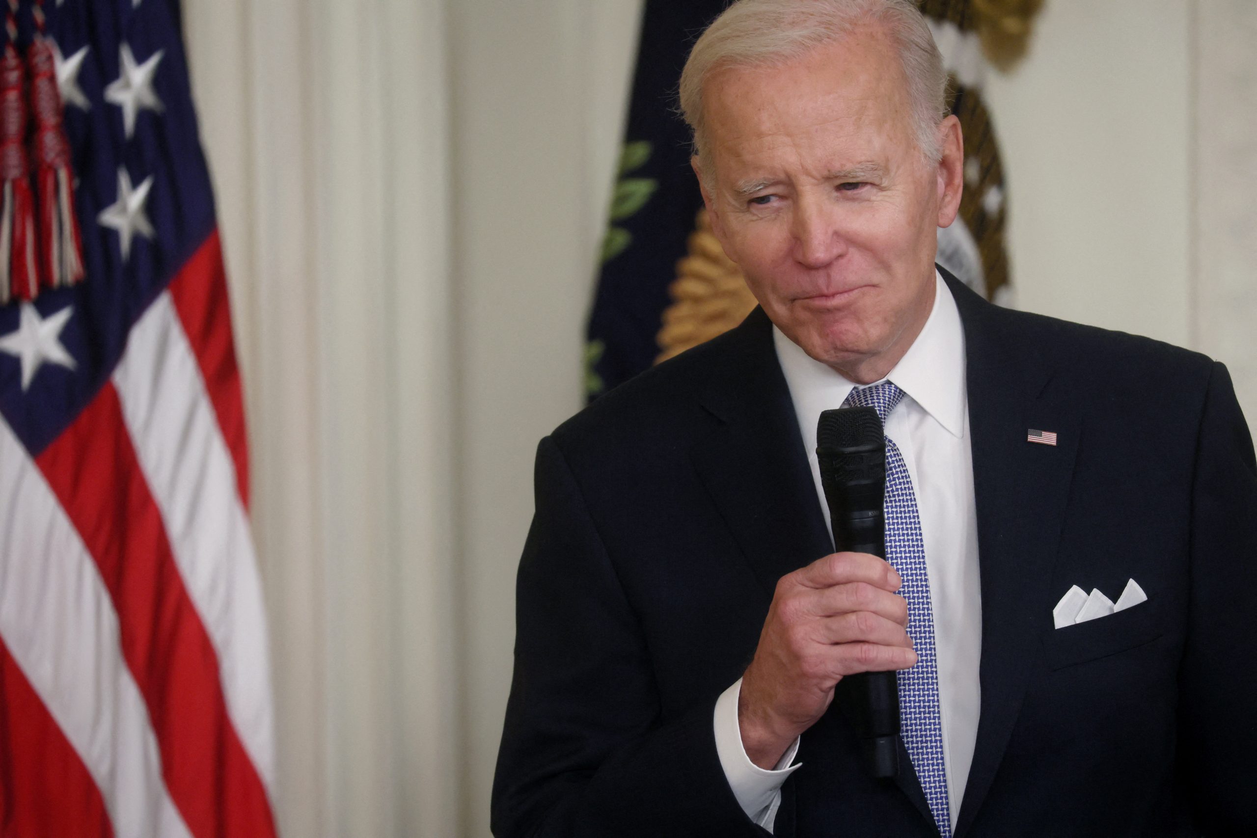 Biden’s team prepared him for questions about shunning his granddaughter, but none were asked.