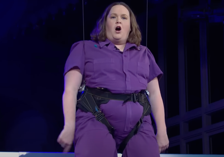 Watch First ‘Nonbinary’ SNL Cast Member Hang From the Ceiling and Shout About Trans Kids