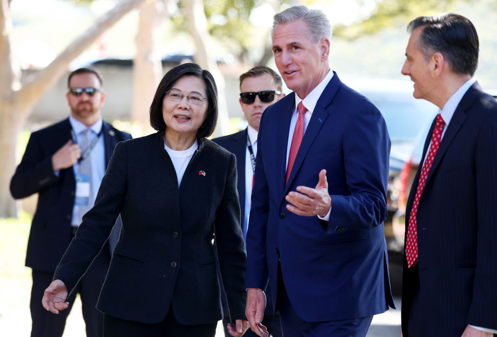 As Tensions Rise With China, McCarthy Huddles With Taiwanese President in Show of Democratic Solidarity