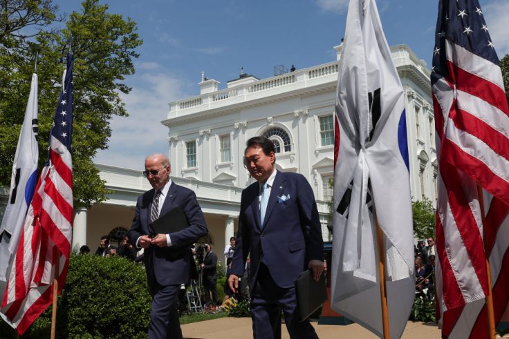 Biden Tells South Korea There Would Be Nuclear Response to a North Korean Attack