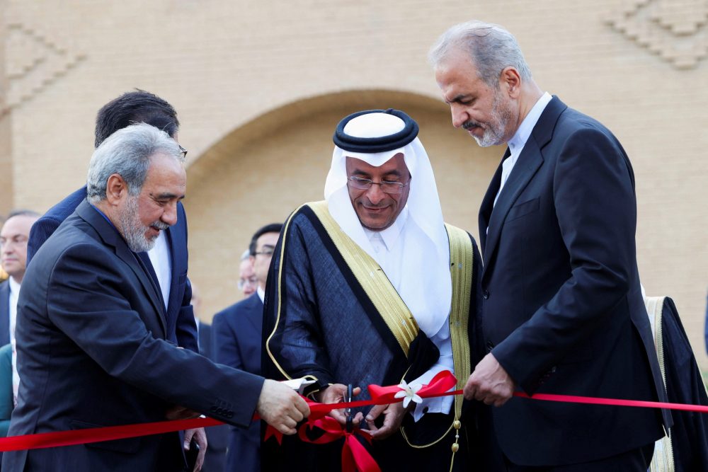 Iran reopens embassy in Saudi Arabia after China-brokered peace agreement.