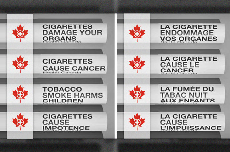 Country adds health warnings to single cigarettes.