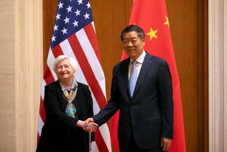 Biden informed Xi about diluted Chinese investment restrictions.