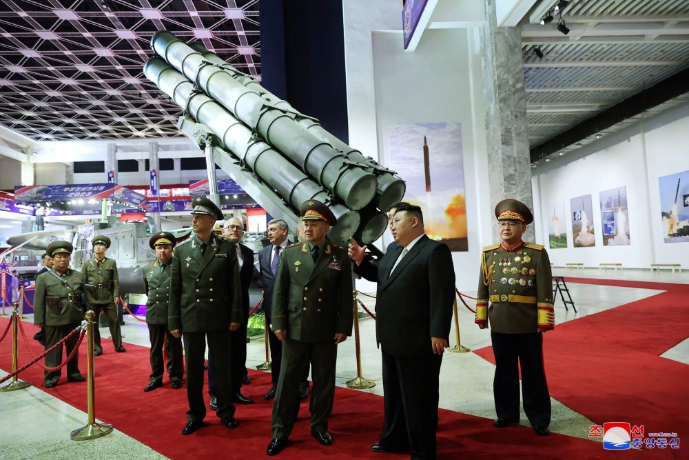 North Korea fires suspected ballistic missile into sea.