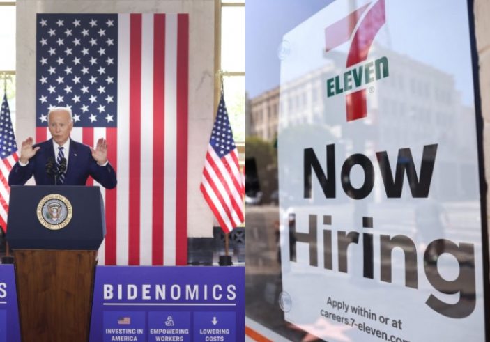 'Bidenomics In Action': June Jobs Growth Drops Below Expectations