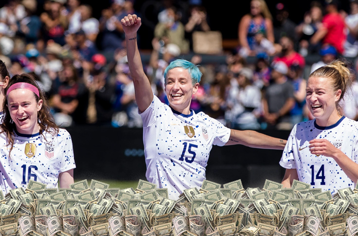 US Women’s Soccer Players Earn .3 Million for World Cup Performance